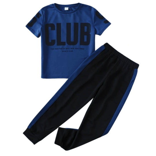 BOYS CLUB SUMMER TROUSER SET