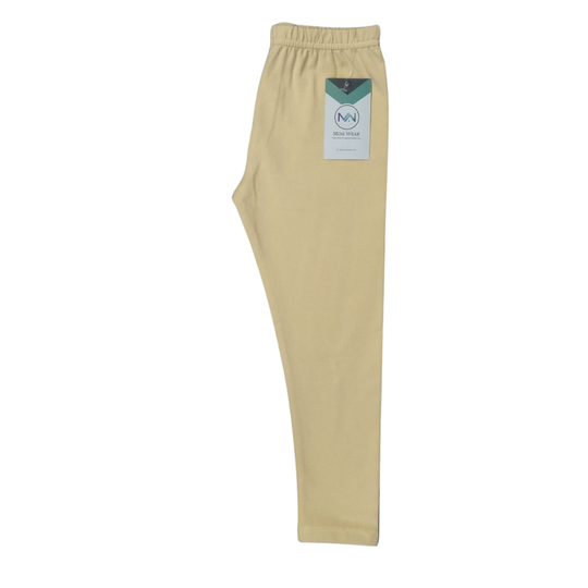 Beige Lycra Comfy Tights