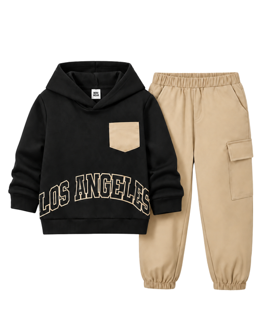 LOSS ANGLES FLEECE HOODIE TRACKSUIT