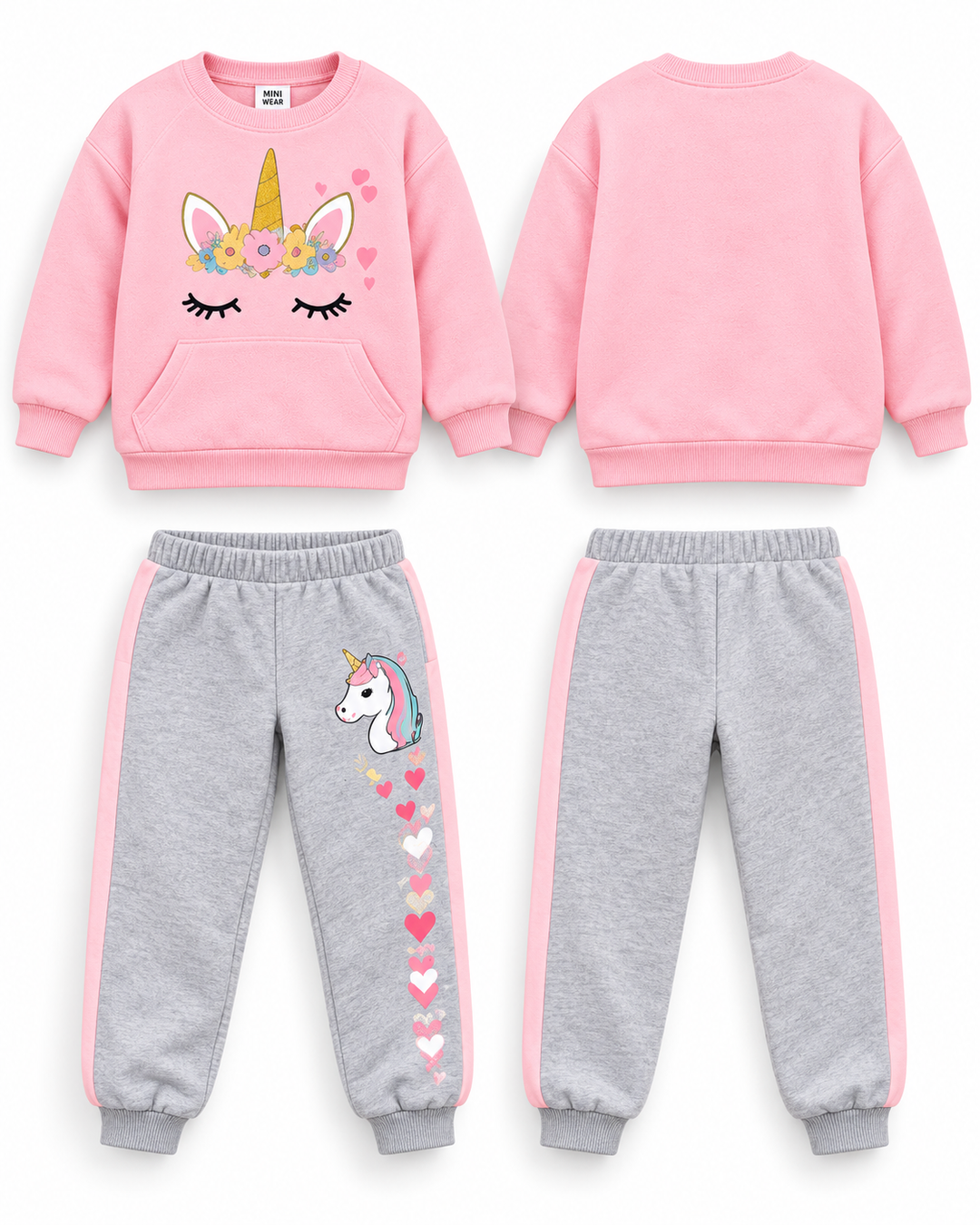 UNICORN DREAM GIRLS FLEECE TRACKSUIT