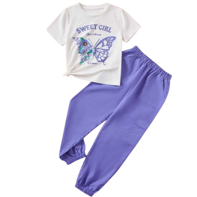 PURPLE SG TROUSER SET