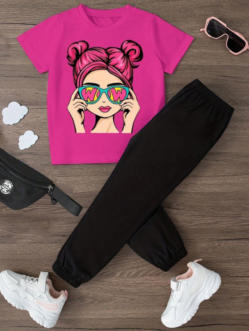 BARBIE WITH GLASSES TROUSER SET