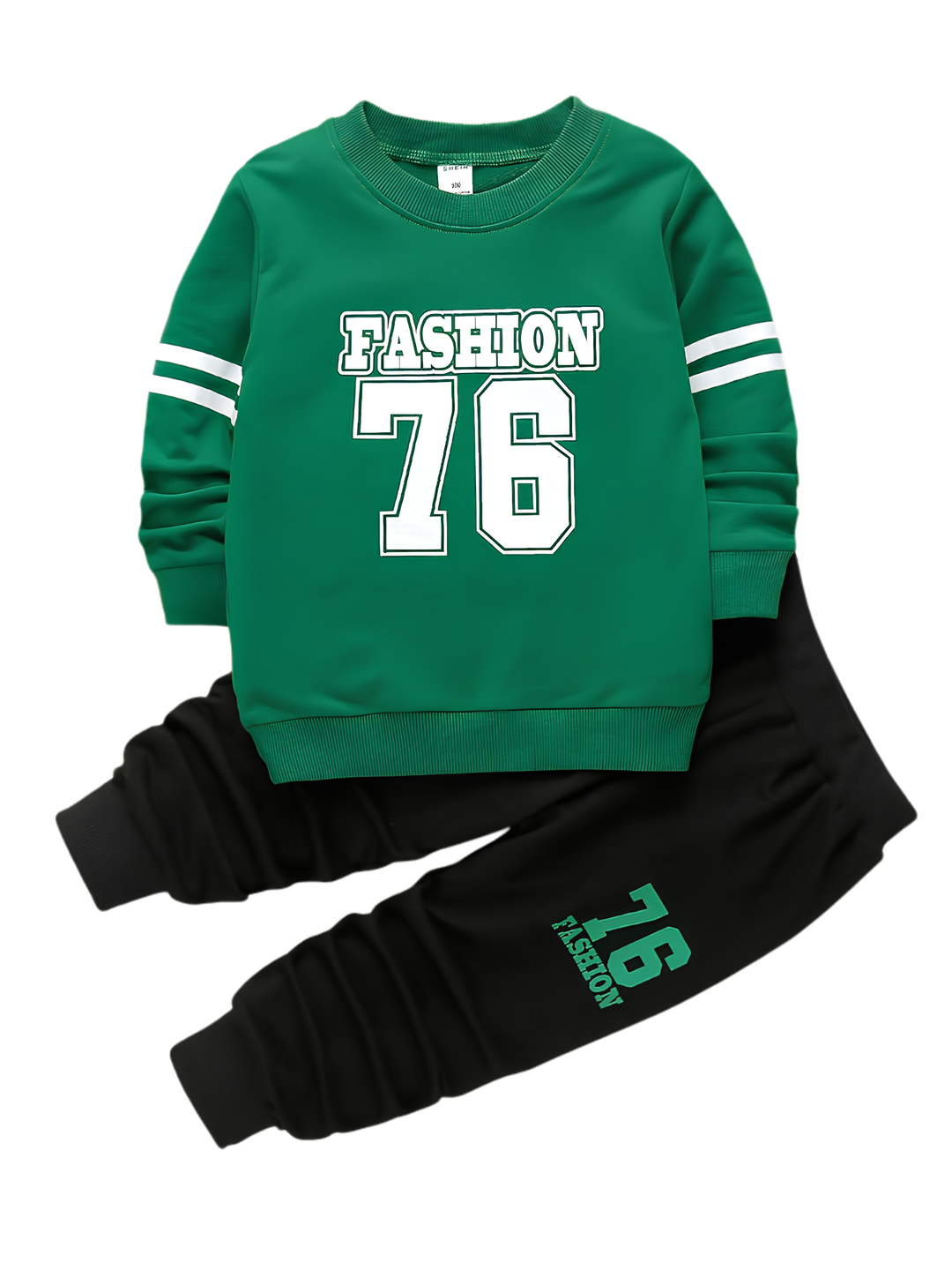 FASHION Green 76 KIDS CASUAL TRACKSUIT