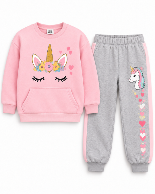 UNICORN DREAM GIRLS FLEECE TRACKSUIT