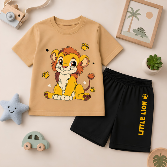 CAMEL LITTLE LION SUMMER SHORT SET