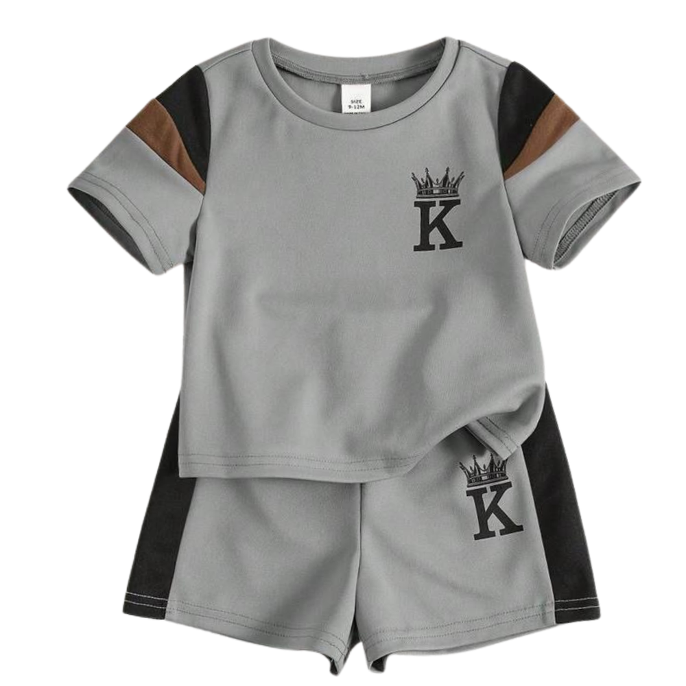 BOYS ROYAL STYLE SUMMER SHORT SET