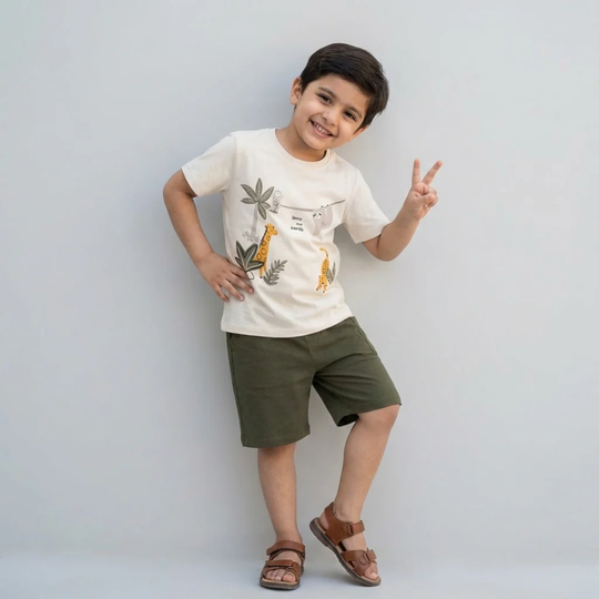 LOVE OUR EARTH SHORT SET