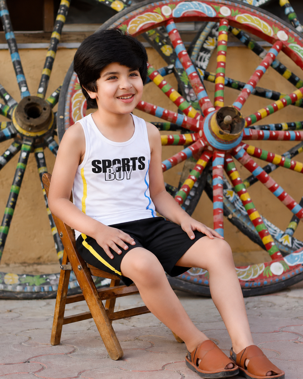 SPORTS BOY SANDO SHORT SET