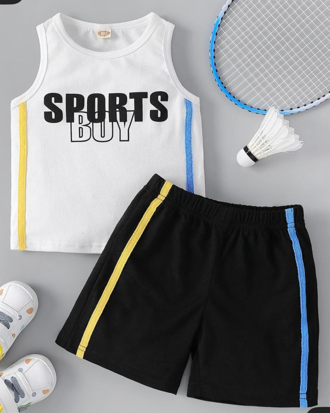 SPORTS BOY SANDO SHORT SET