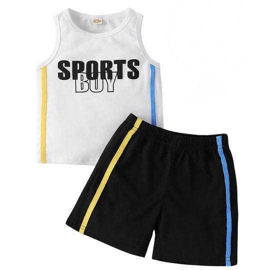SPORTS BOY SANDO SHORT SET
